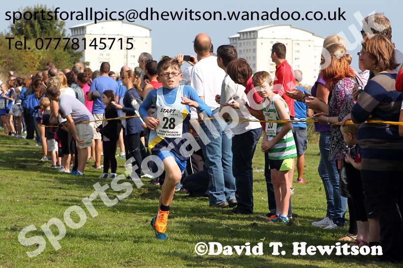 Boys under-11s Sunderland Harreirs Cross Country. Photo: David T. Hewitson/Sports for All Pics